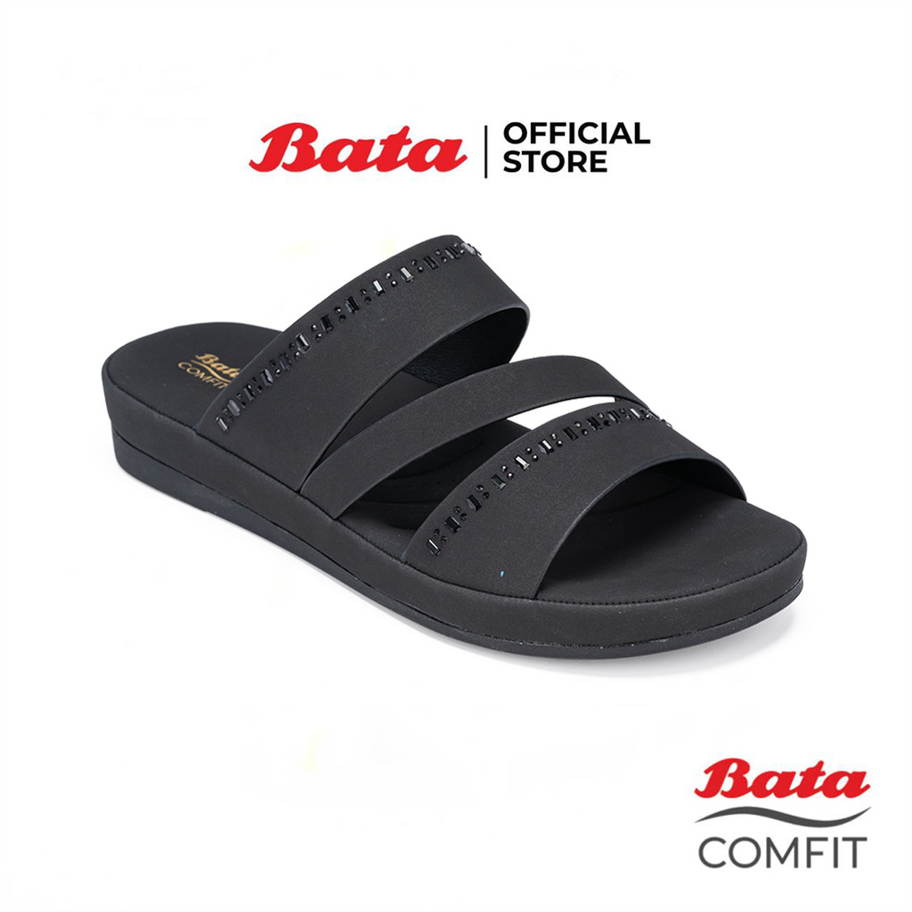 Bata บาจา Comfit รองเท้าเพื่อสุขภาพ สำหรับผู้หญิง รุ่น RIDE FIT V.2 สีดำ 6016199 สีน้ำตาล 6013199 สีชมพู 6015199