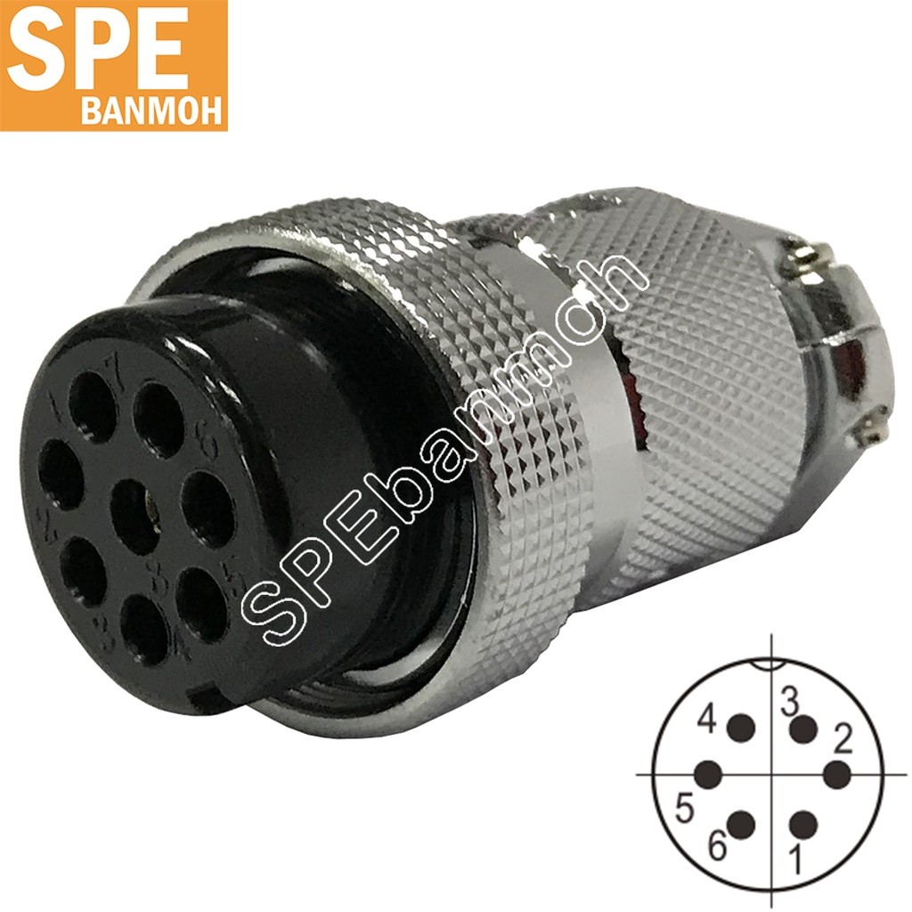 [ 1 ชิ้น ] GX30-JW-06 6P เมียต่อสาย