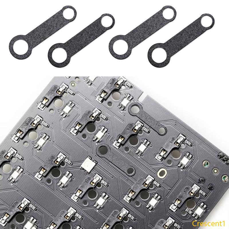 Crescent1 20 10 คีย์บอร์ดแบบกลไกความสูง PCB Stabilizers Pad สําหรับความทนทานที่เพิ่มขึ้น