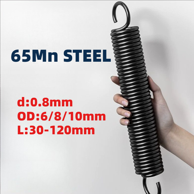 สปริงแรงดึง/สปริงd=0.8mm,OD6/8/10mm,L=30~120mm สปริงดึงพร้อมตะขอ ทาประตูโรงรถ bunnings, เครื่องแกว่ง