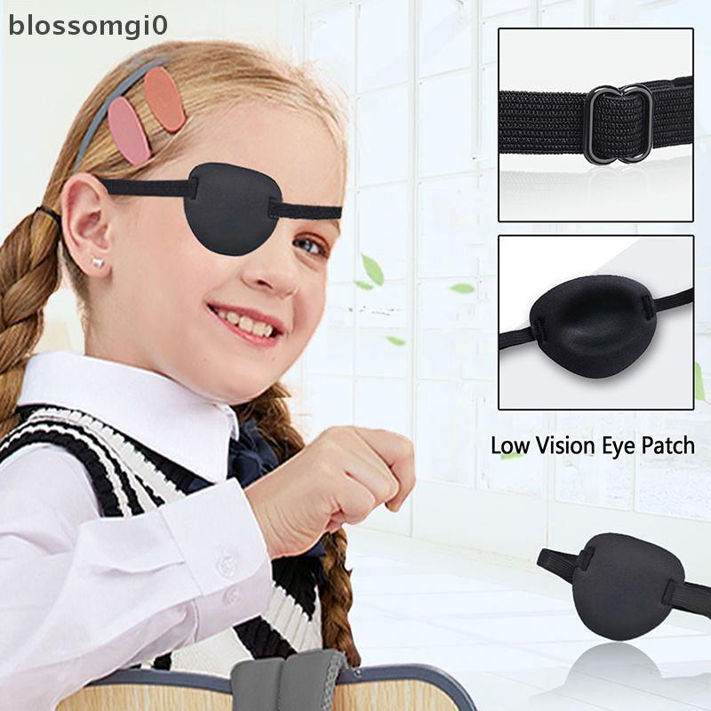 Blossomgi0 1 ชิ้น Eye Patch Eye Patch สําหรับผู้ใหญ่ปรับนุ่ม Amblyopia Lazy Eye Patch สําหรับซ้ายหรื