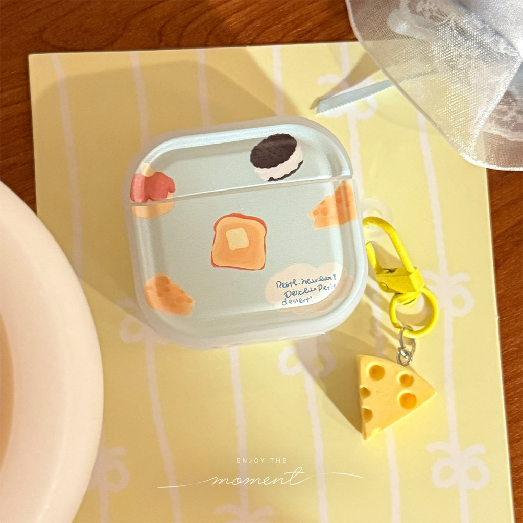 น่ารักขนมหวานสําหรับ Apple AirPods 4 3 2 Rd TPU Clear ฝาครอบป้องกันสําหรับ AirPods Pro 3 หูฟังบลูทูธ