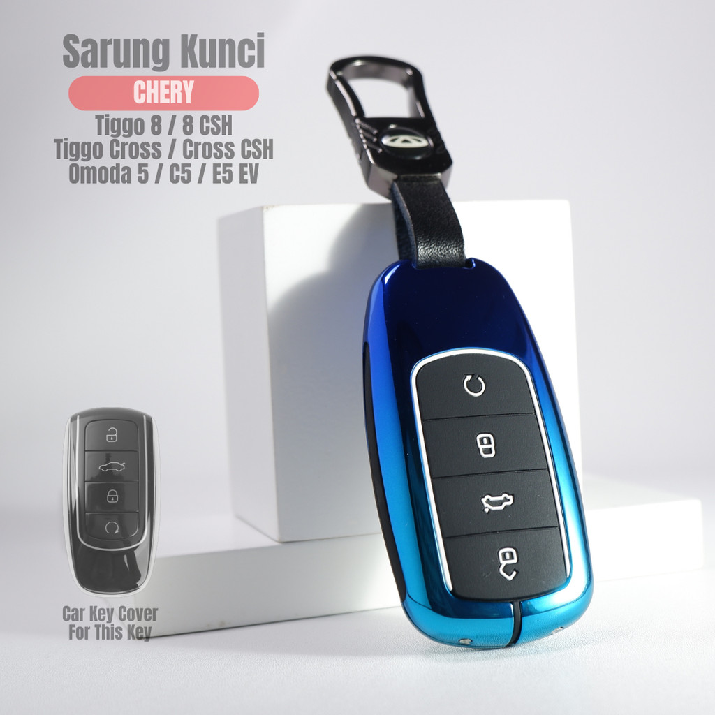 ฝาครอบกุญแจอัจฉริยะ Chery Tiggo 8, Tiggo 9, Cross – Omoda 5, C5, E5 EV Alloy Metal Gradient
