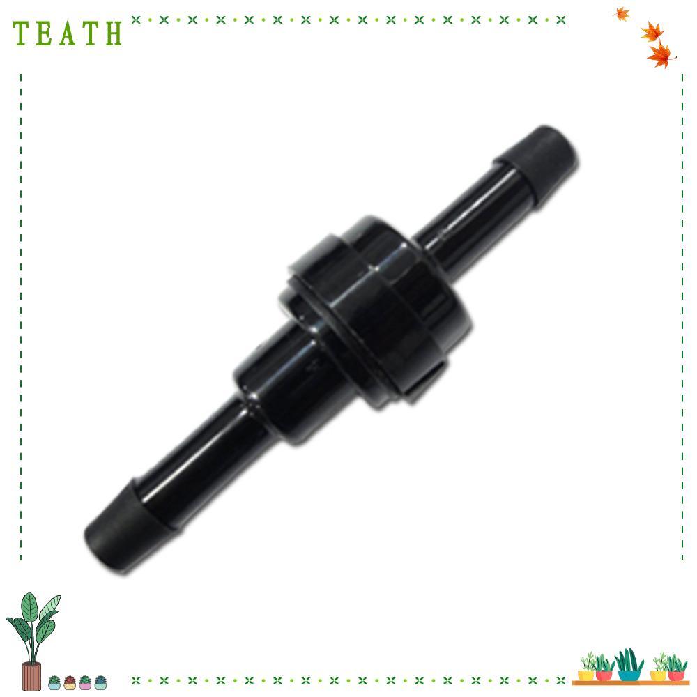 TEATH Check Valve, 1/8" 3/16" 1/4" Black One-way Check Valve, One-way Valve One Way Nylon Non Return