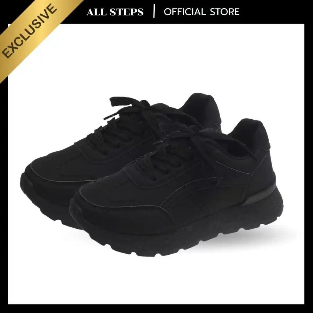 JSNB สินค้าใหม่! รองเท้าผ้าใบแฟชั่นเกาหลี เสริมส้น พื้นนุ่ม เบา กีฬาลำลอง พร้อมส่งฟรี [LN6601]