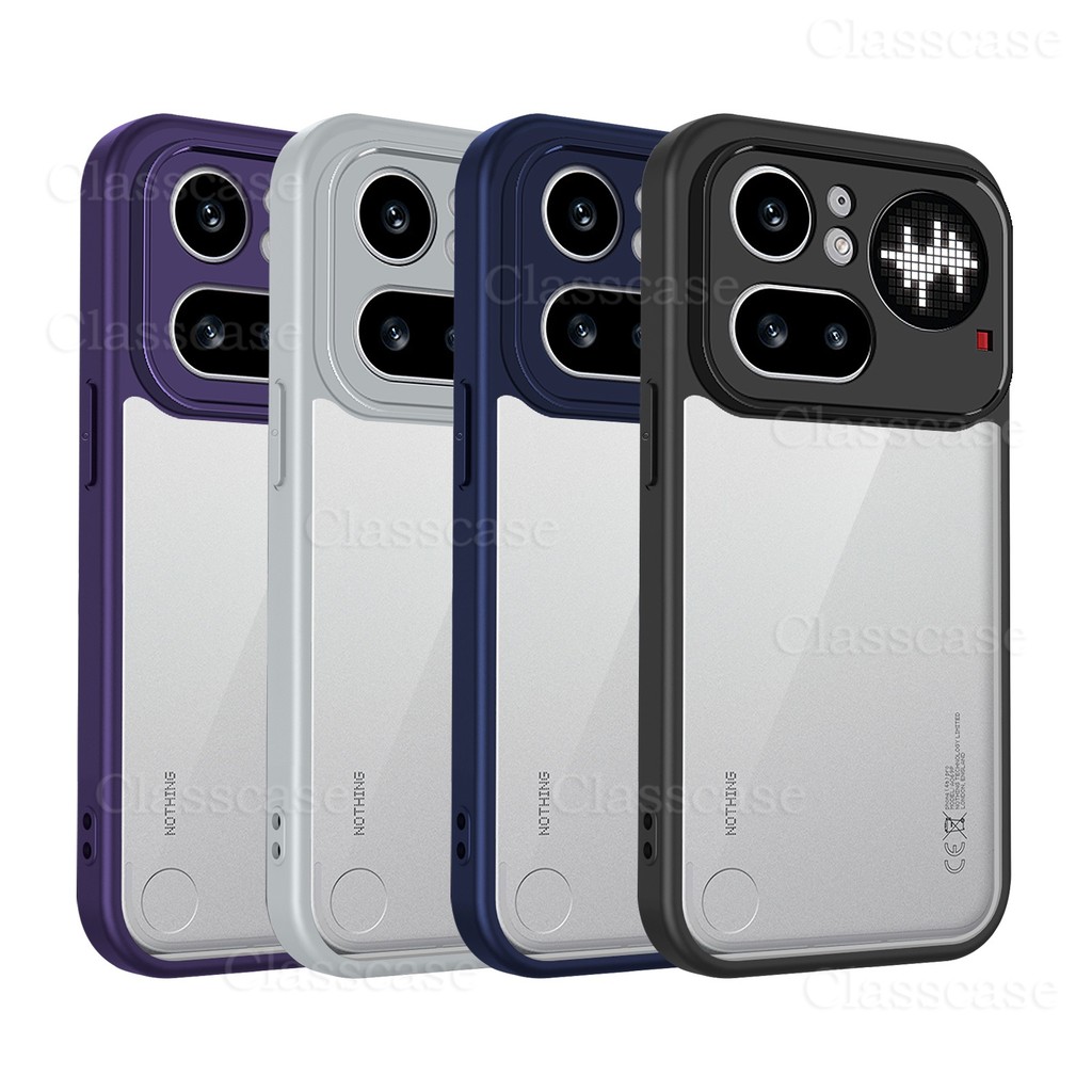 ปลอกสําหรับโทรศัพท์ไม่มีอะไร 4a 4 a Pro 4aPro Phone4a Phone4aPro 2026 Anti-Scratch โปร่งใสแฟชั่นหรูหรา PC + TPU Hard เคสโทรศัพท์กันกระแทกกล้องป้องกันปกหลัง ราคา ถูกที่สุด ดีลบีเคเค แกลเลอรีภาพที่ 6