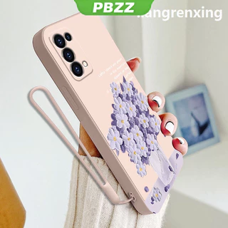 PBZZ เคสซิลิโคนนิ่ม ลายการ์ตูนดอกไม้ กันกระแทก สําหรับ oppo RENO 5 5g oppo RENO 4 4g reno5 5g YTYHH01