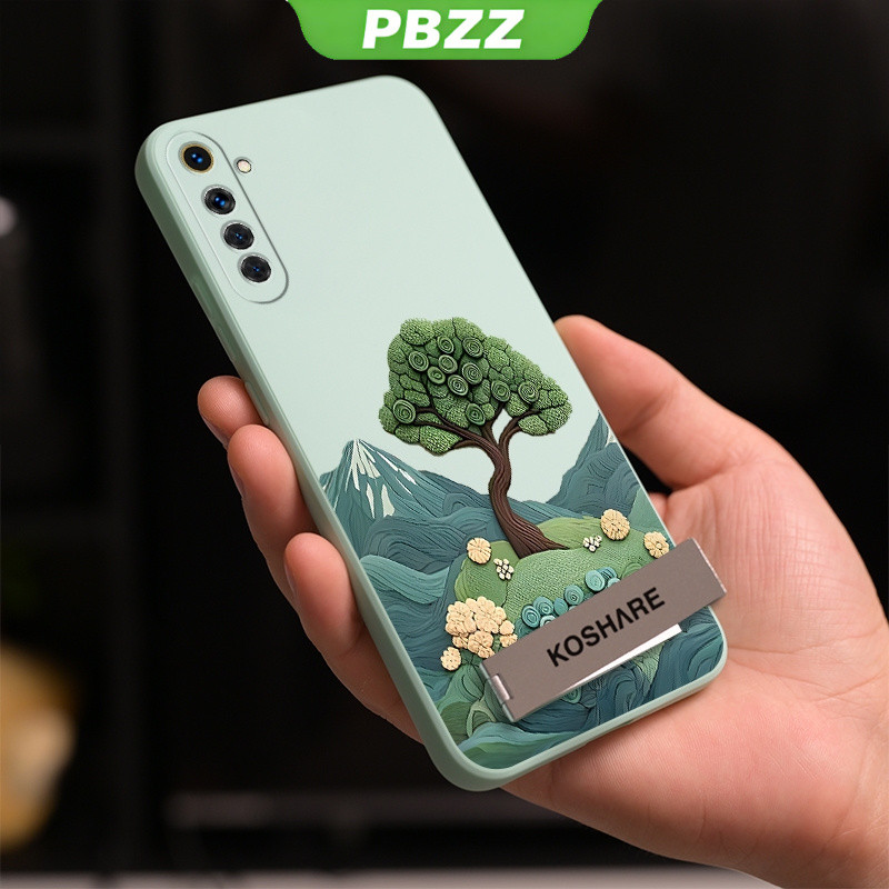 PBZZ เคสสําหรับRealme 5 c3 5i 6i REALME 6 PRO 5 Proเคสโทรศัพท์Softcaseซิลิโคนกันกระแทกความงามใหม่น่ารักพร้อมเชือกคล้องสําหรับสาวJDTHS01
