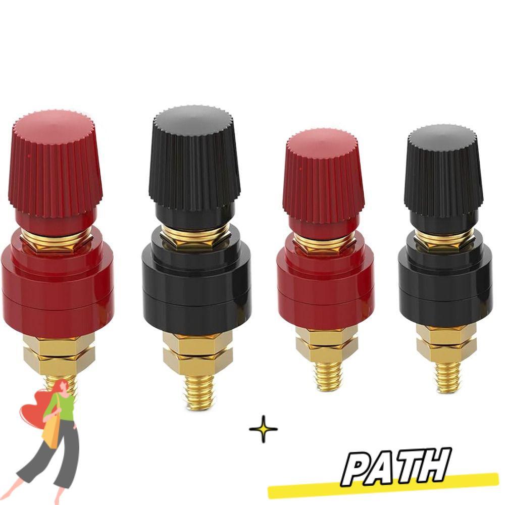 PATH Binding Post Terminal, M6 M8 Red Black Posts Terminal Blocks, Terminals Brass Binding Post