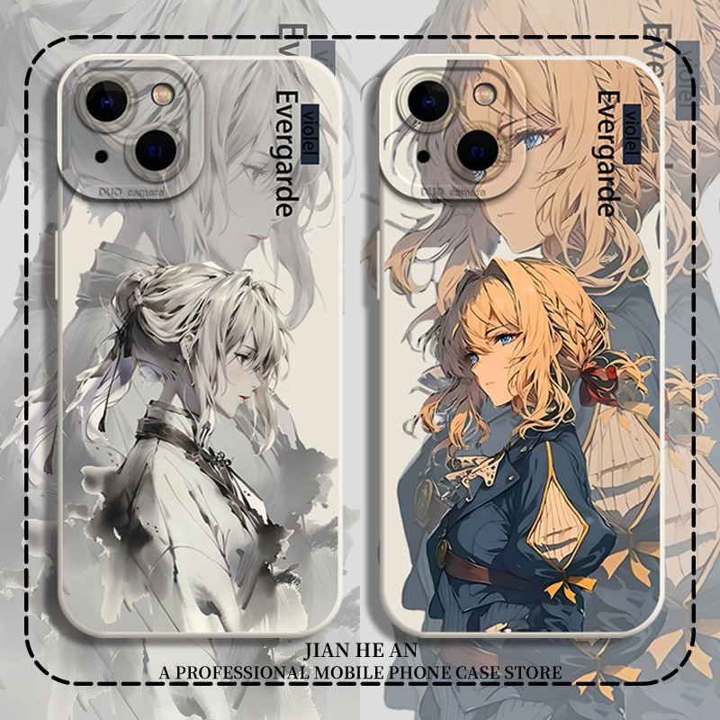 เคส iqoo 12 iqoo z9 5g เคส สีม่วง Evergarden เหมาะสําหรับ iqoo13 เคสโทรศัพท์ iqooneo10 Williete 12pr