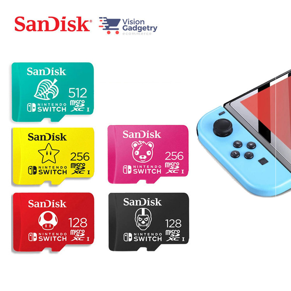 SanDisk Nintendo Switch Micro SD Class 10 U3 16G/32G/128GB/256GB/512GB