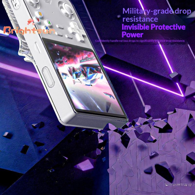 [BT-t] R36S Ultra เกมคอนโซลโปร่งใสป้องกันป้องกันฝุ่นเคสกันรอยขีดข่วนสําหรับบ้านและการป้องกันการเดินท