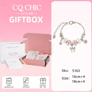 CQ CHIC [5163] Love Energy Bunny Ear Bracelet สร้อยข้อมือผู้หญิงแบบปรับได้ของขวัญวันเกิดเครื่องประดับของขวัญ