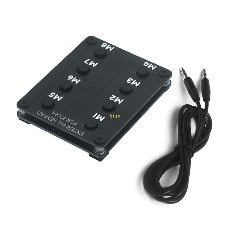 Btsg คอมพิวเตอร์วิทยุคีย์บอร์ดภายนอกสําหรับ Transceivers รองรับ IC-705 IC-7600 IC-7610 IC-7300 IC-97