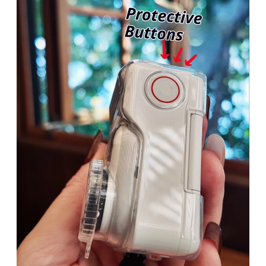 สําหรับ Insta360 Go Ultra TPU Clear เคสป้องกันเชือกป้องกันการสูญหายโปร่งใสฝาครอบเลนส์ป้องกันรอยขีดข่วนครอบคลุมสําหรับ Insta360 Go Ultra thumbnail 4