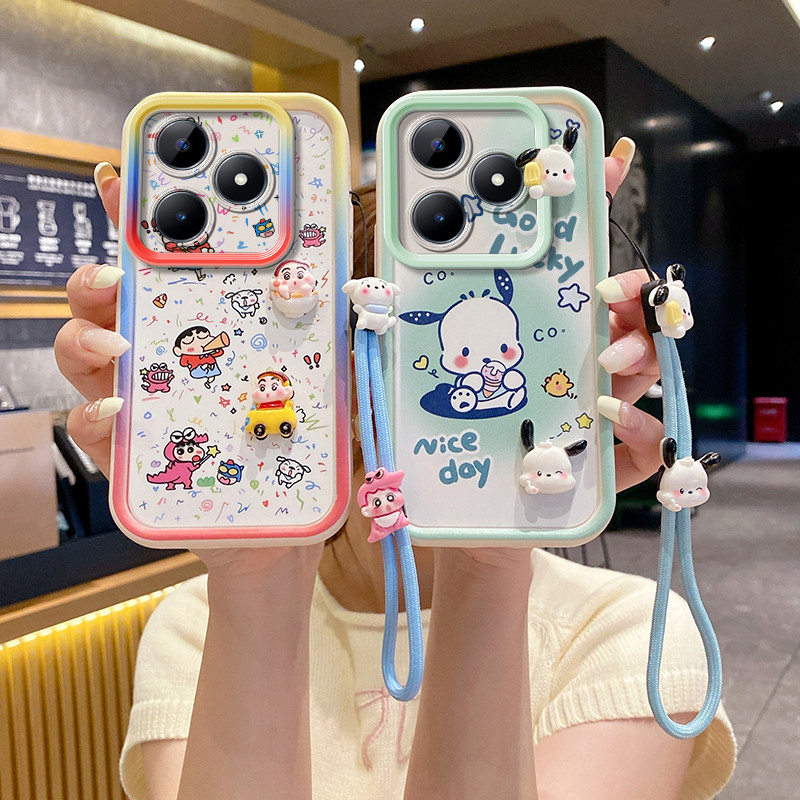 เคส Realme C53 / C51  TPU เคส XX2TYGZ1 ตุ๊กตาสามมิติกรณีโทรศัพท์ที่สวยงาม
