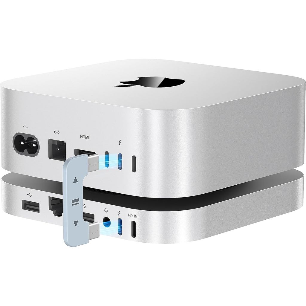แท่น Mac mini M4, Beelink EX Mate Mini-B 80Gbps Docking Station, ช่องเสียบ 1*M.2 PCIex4 SSD, การขยาย
