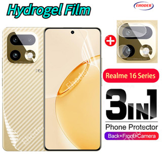 ตัวป้องกันหน้าจอแบบเต็มสําหรับRealme 16 Pro Plus 5G 2026 ด้า…