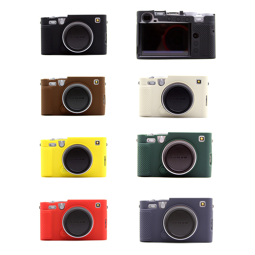 เคสกล้องยางนุ่มลายลิ้นจี่สําหรับ Fujifilm X-E5 XE5