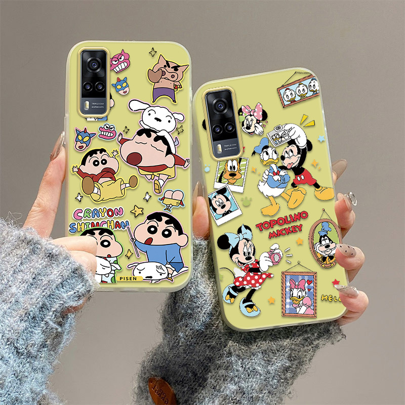 Vivo y51 case vivo y33 y31 y53s y51a case เคสโทรศัพท์เยลลี่ป้องกันการตก