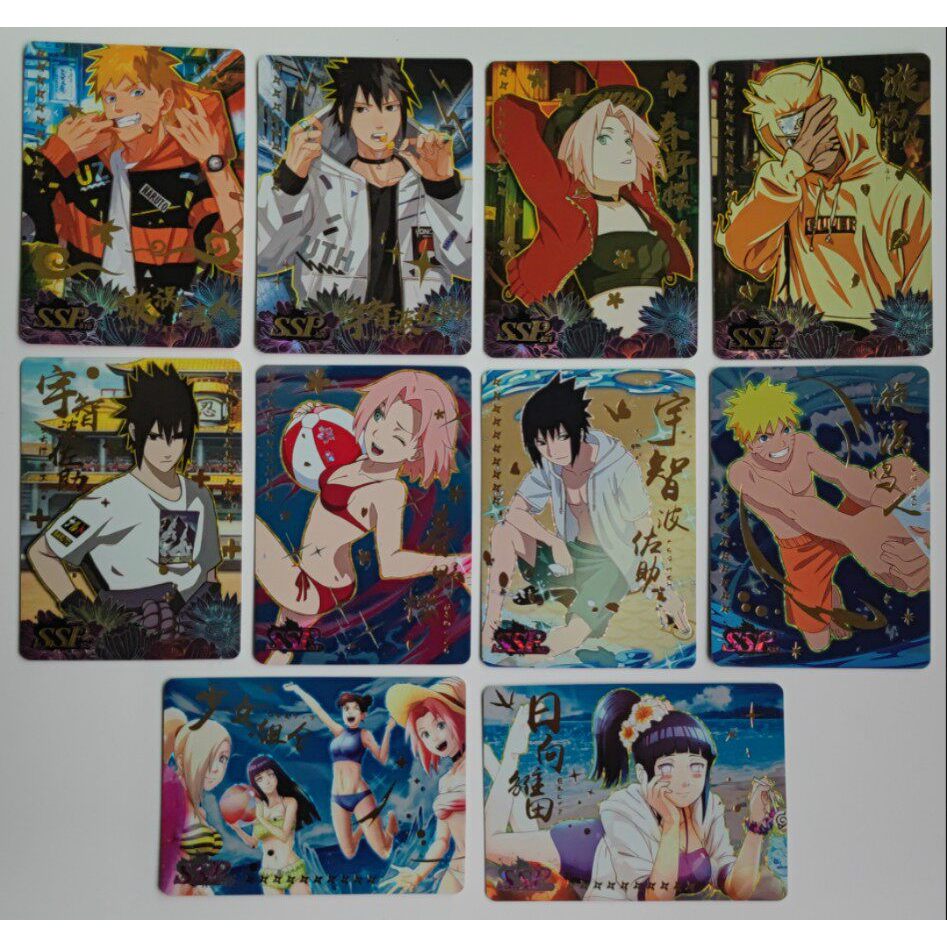 นารูโตะ ไดโนเสาร์น้อย PR XR SSP SP CP UR การ์ดจําหน่ายหลากหลาย