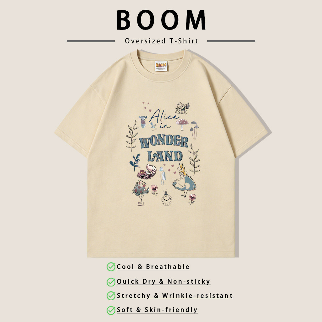 COD (จัดส่งภายใน 24 ชั่วโมง) BOOM เสื้อยืด เสื้อสาวอวบ เสื้อแฟชั่น เสื้อยืด oversize เสื้อสบายๆ L001