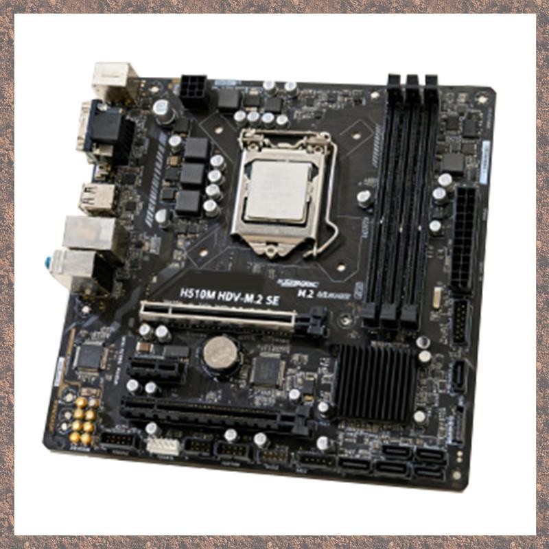 [CD] สําหรับ H510M-HDV /M.2 SE เมนบอร์ด LGA1200 DDR4 รองรับ PCIe Gen3x4 SATA3 Dual Protocol