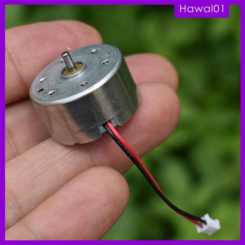 [Hawal] Micro Round Motor RF-300CA-16220 4700-7500RPM ความเร็วสูง DC1.9V-3V สําหรับรุ่น RC ของเล่น