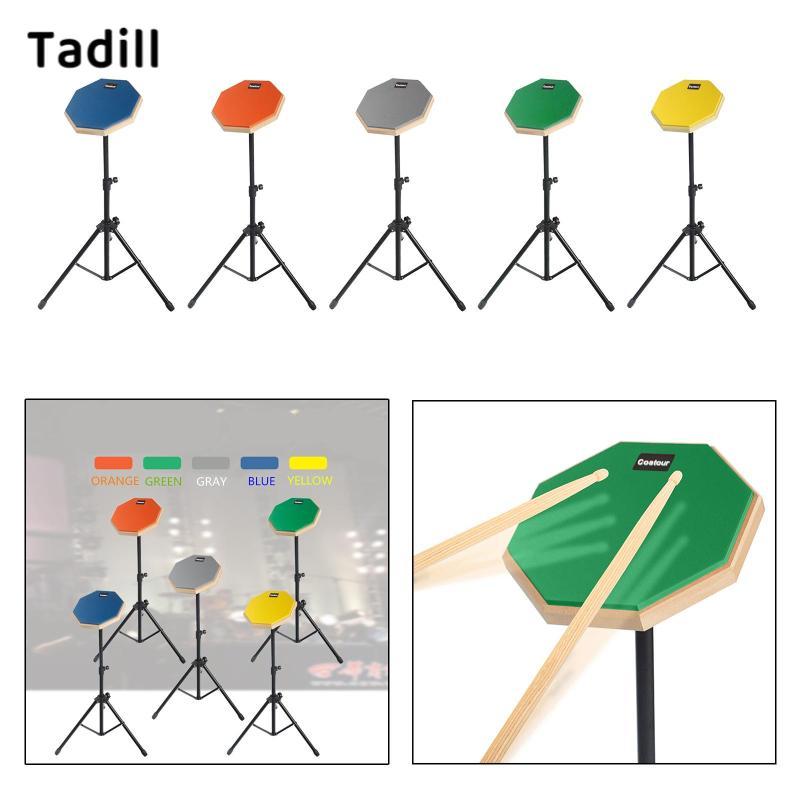 [negjsg] กลอง Pad Stand Set Storage Bag ขาตั้งบ่วงเงียบกลอง Pad สําหรับกลองเครื่องเพอร์คัชชันเครื่อง