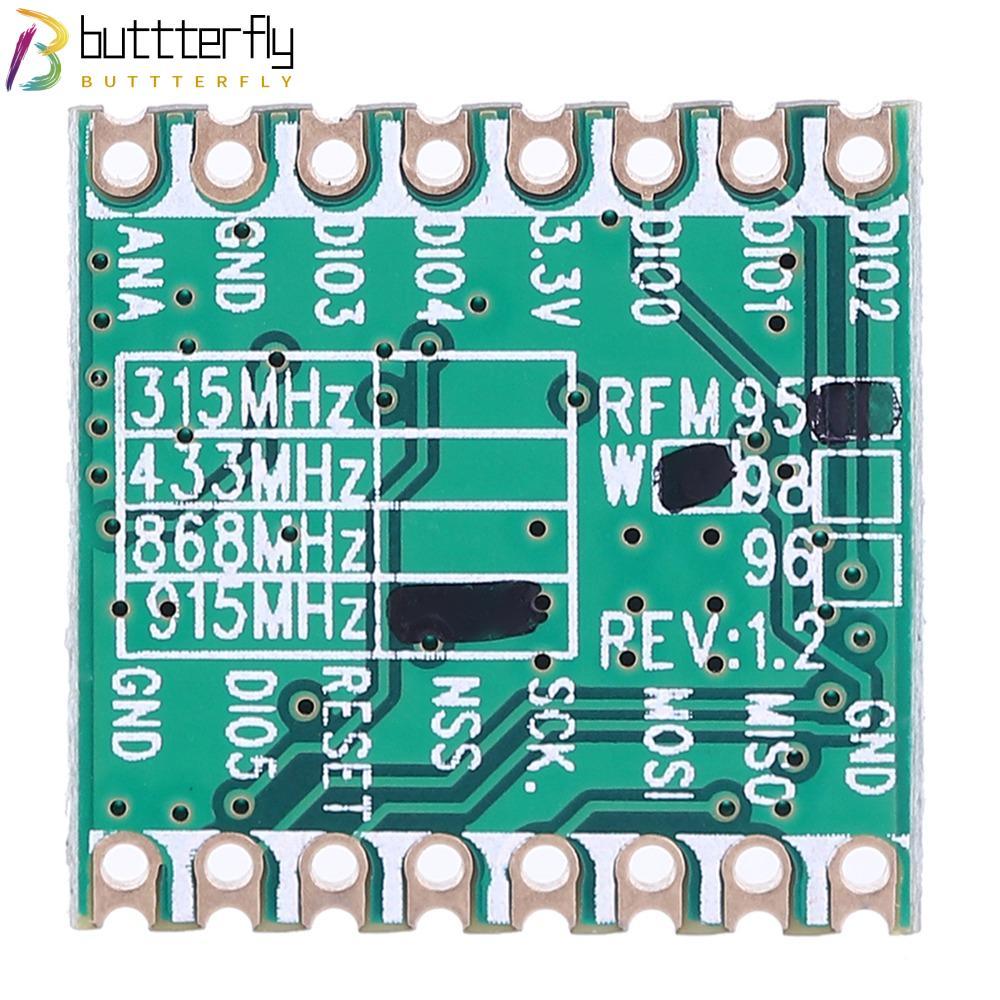 BUTTTERFLY โมดูล LoRaTM, RFM95-915MHz RF96 ชิปโมดูลรับส่งสัญญาณไร้สาย, เทคโนโลยี LoRa RF95 RF95W โมด