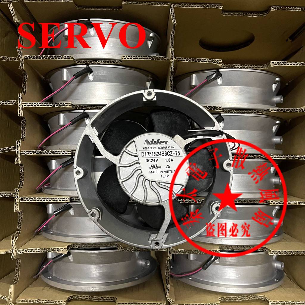 [สต๊อกพร้อมหม้อน้ํา] พัดลมอินเวอร์เตอร์ SERVO D1751S24B6CZ-75/U24B6PZ-16 24V ABB ใหม่ล่าสุด