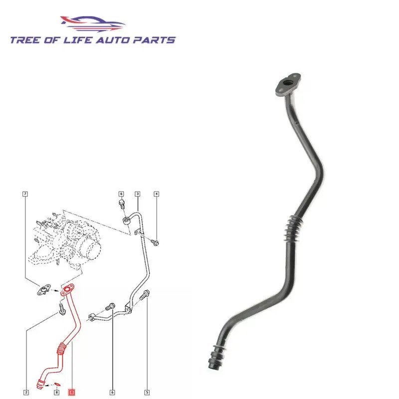 1/2/5x Turbo น้ํามันกลับท่อสําหรับ Renault trafic II Vauxhall Vivaro A Nissan Primastar 2.0 ดีเซล M9