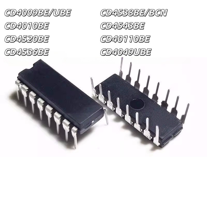 ยี่ห้อใหม่ CD4009BE 4049UBE 4538BCN 4010 40110 4543 4520 CD4536BE DIP16