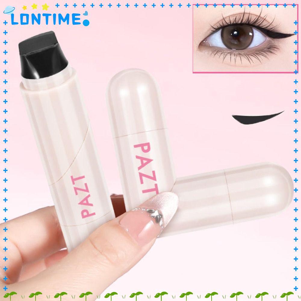 LONTIME Eye Liner Stamp, กันน้ํา Long Lasting Eyeliner Stamp, หมุนได้แบบพกพาใช้งานง่าย Eyeliner Stam