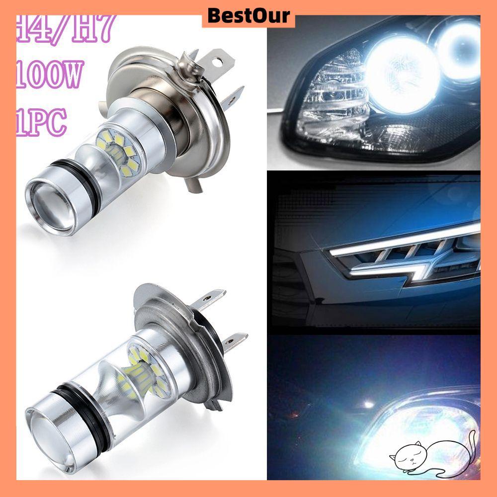 BESTOUR H4 H7 ไฟขับขี่ 100W 8000K