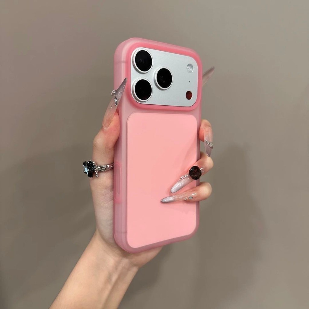 ใหม่สีทึบวุ้นผิวความรู้สึกกรณีโทรศัพท์มือถือสําหรับ ไอโฟน17 16 15 มือโปร สูงสุด กันกระแทกป้องกันกล้องป้องกันการหล่นนุ่มปกหลัง