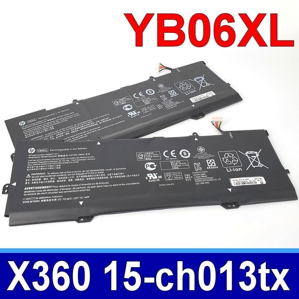 YB06XL แบตเตอรี่แล็ปท็อป HP Spectre X360 15-CH 15-CH011TX 15-CH013TX HSTNN-DB8H 928427-271 TPN-Q179