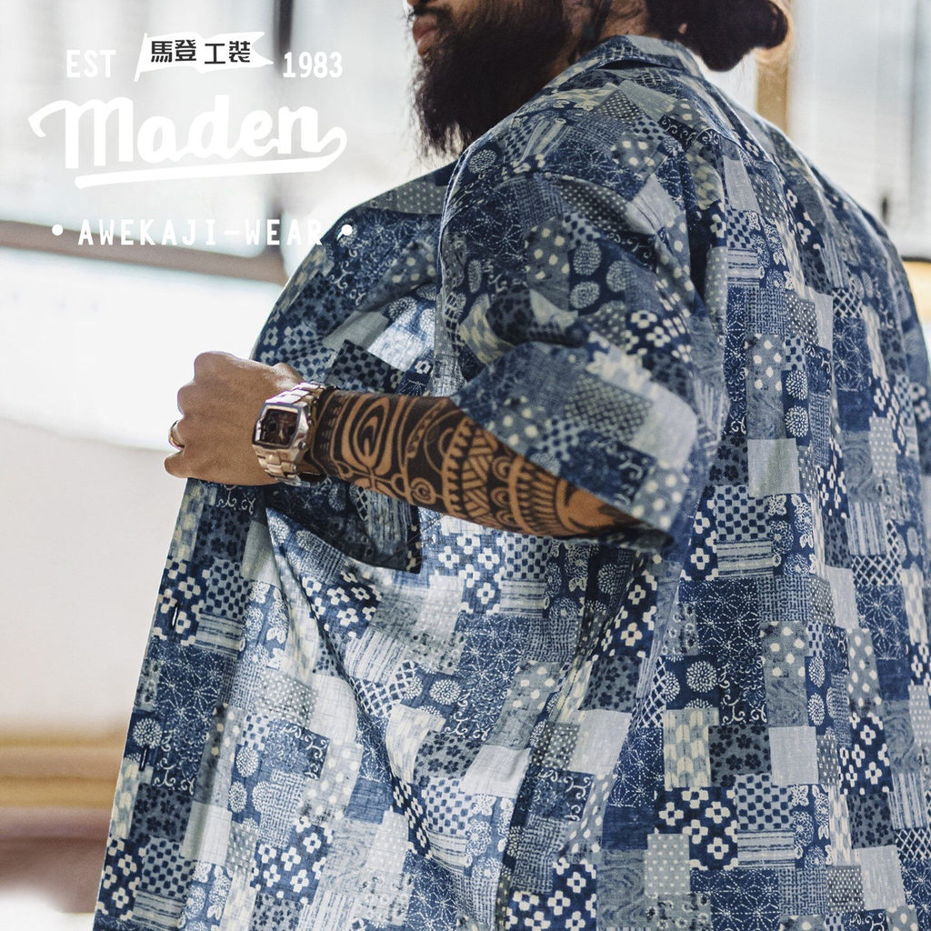 เสื้อแขนสั้นผู้ชาย สไตล์วินเทจ พิมพ์ลายยีนส์ สำหรับฤดูร้อน