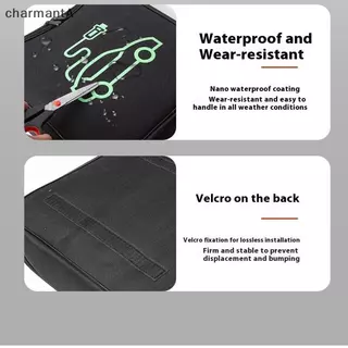 CharmantA ไฟฟ้ารถแบตเตอรี่จัมเปอร์ปลั๊กกระเป๋ากันน้ํา EV รถสายชาร์จ Soets Storage Organizer สําหรับสายชาร์จสายไฟ TH