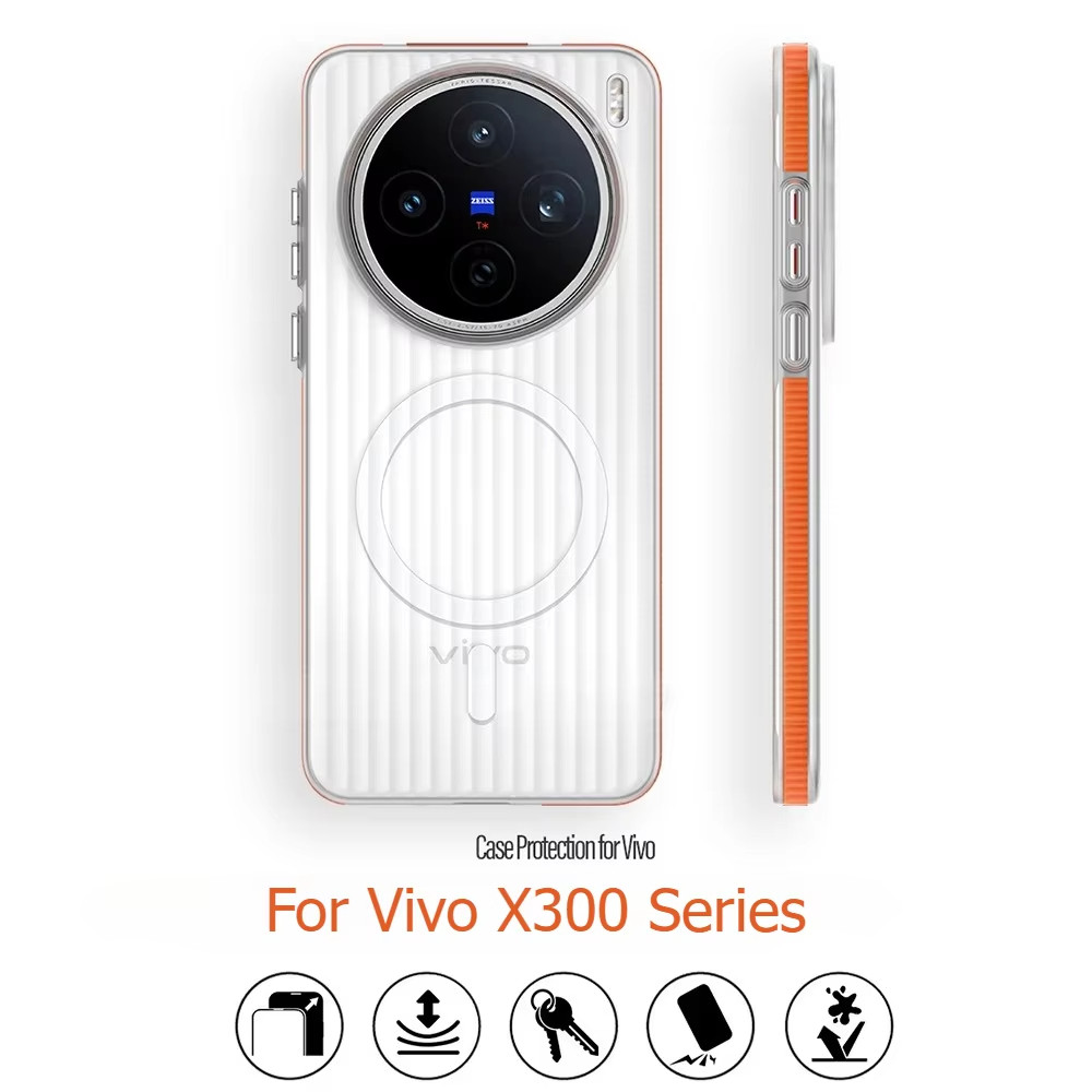สําหรับ Vivo X300 X200Pro Mini Ultra Original เครื่องรู้สึก Drop-Proof Cover iqoo 15 Iqoo15ultra