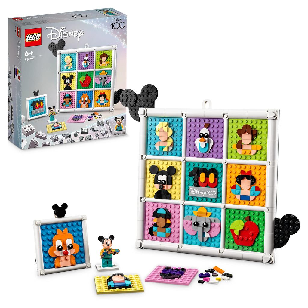 LEGO Disney 100: Disney 100th Anniversary - All the Favorite Characters! 43221 Toy Building Blocks G