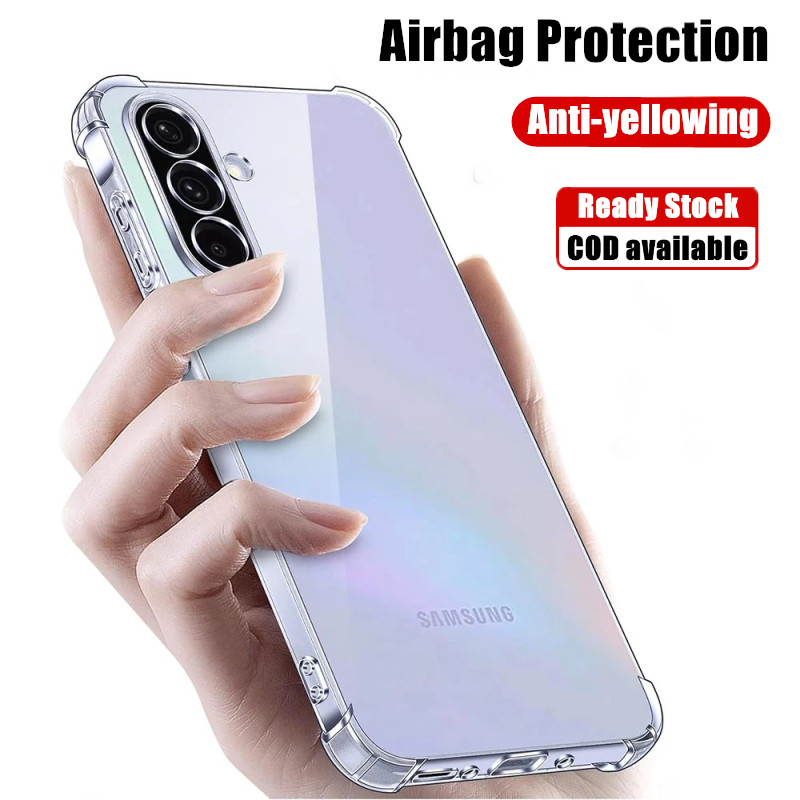 Crystal ClearFor Samsung Galaxy A57 5G 6.7 นิ้ว SM-A576B A576Q A576U1 A576W ยางนุ่มเจล Jelly Case โป