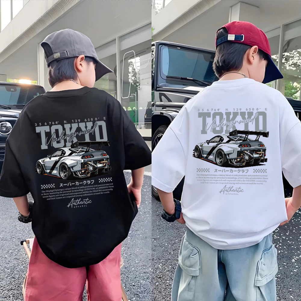 (ผ้าฝ้าย 100%)2026 เสื้อยืดเด็ก cotton100% เนื้อผ้านุ่มระบายอากาศดี ใส่สบาย ระบายอากาศดี สำหรับเด็ก6-13ปี ส่งเร็ว K384