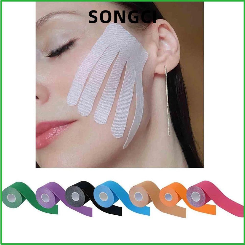SONGCI Face Toning Belts, Toning Tightening Skin Japanese Face Tape, Firming Anti-Wrinkle Face Lift 