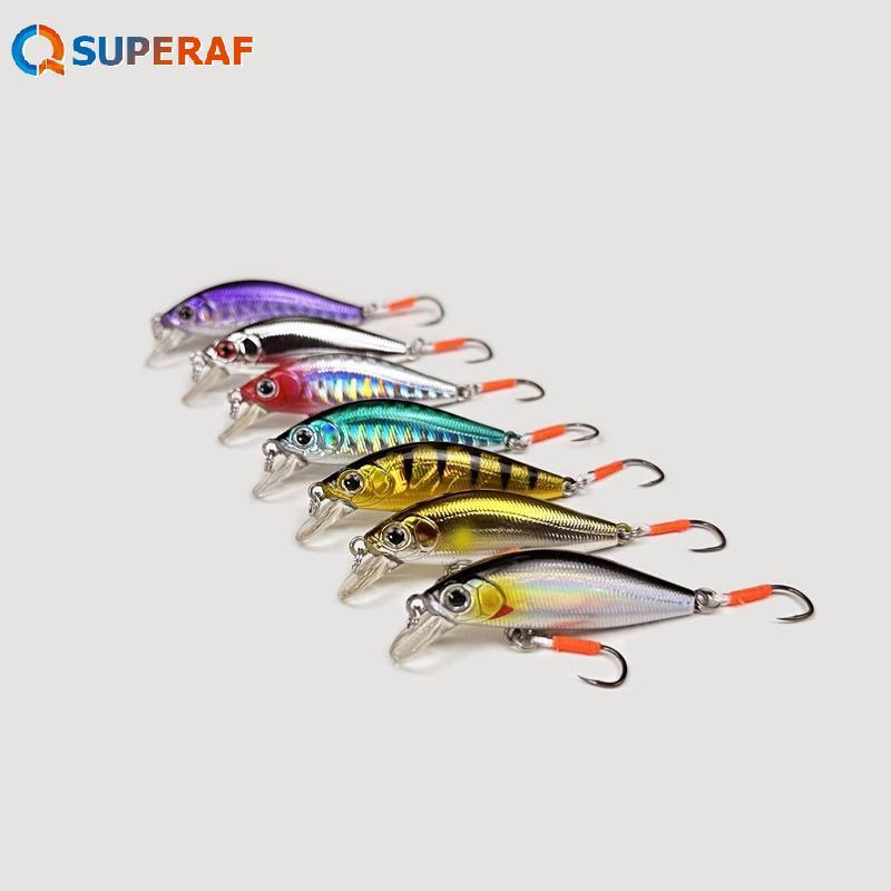 Superaf 3.3G Micro Object Trembling & Sinking เหยื่อปลอมขนาดเล็กสำหรับตกปลาเบสและCoy ในแม่น้ำจืด