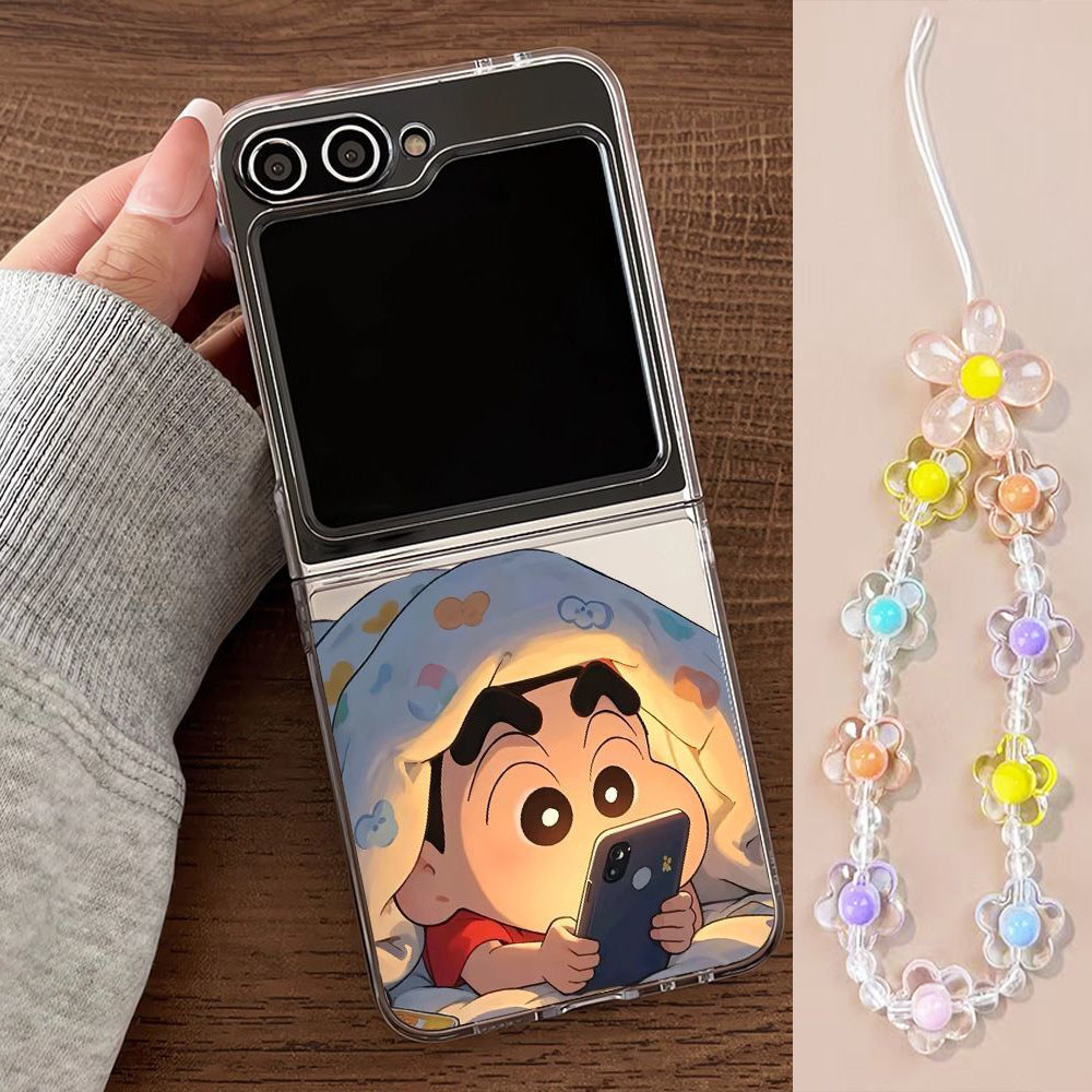 🥥🌴 เหมาะสม samsung ZFLIP6/ZFLIP5 ZFLIP4 และ ZFLIP3  SAMSUNG โปร่งใส เคสโทรศัพท์-HLTMZD1