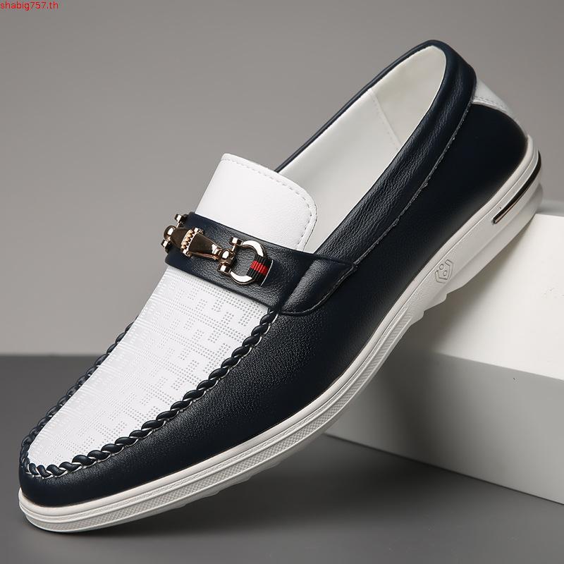ผู้ชายขับรถเรือรองเท้าloafers Breathable Casual Top Siderสบายผู้ชายรองเท้าสบายๆHandmade