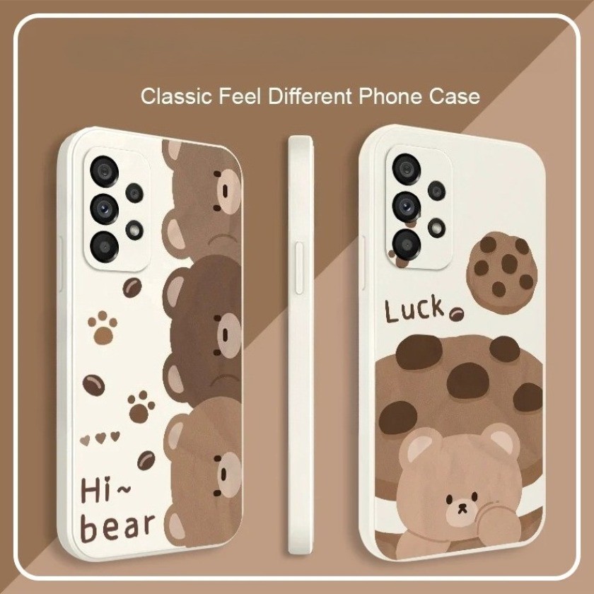 สีน้ําตาลน่ารักหมีเคสโทรศัพท์สําหรับVivo Y04 Y39 Y29 Y29S Y19S Y21d Y11d Y51 Pro Y31d Y05 Y33Sกันกระแทกนุ่มTPUโทรศัพท์ปกหลัง – โปรปัง