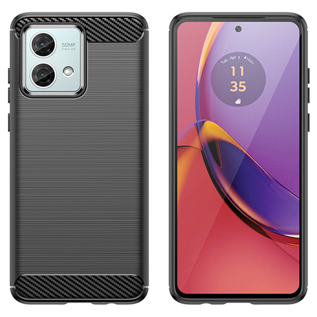 เคสคาร์บอนไฟเบอร์แบบนุ่มสําหรับ Moto G84 เคสโทรศัพท์กันกระแทกสําหรับ motorola g84 เคสเนื้อแปรง