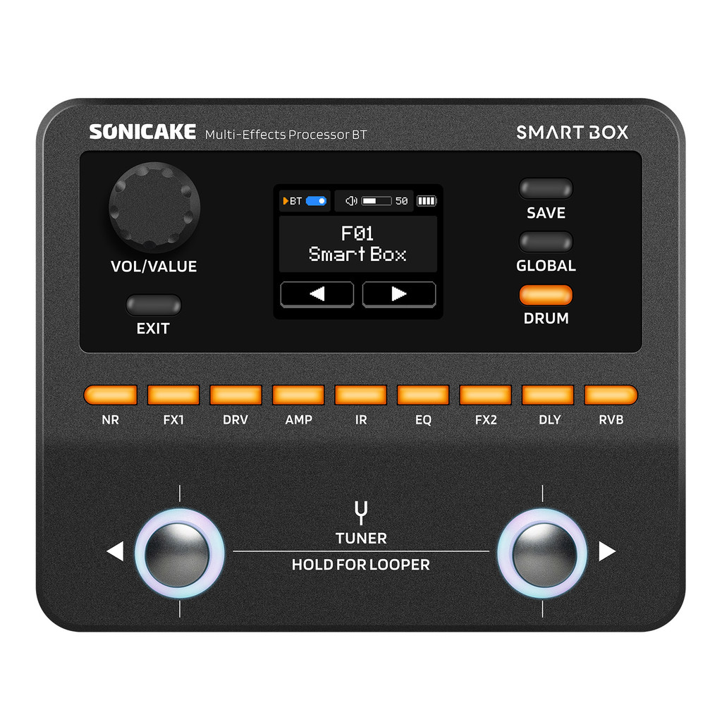 SONICAKE QME-20 Smart Box Multi-Effects ,130+ Effects, IR/NAM Ready, แบตเตอรี่ 4H, อินเทอร์เฟซเสียง USB